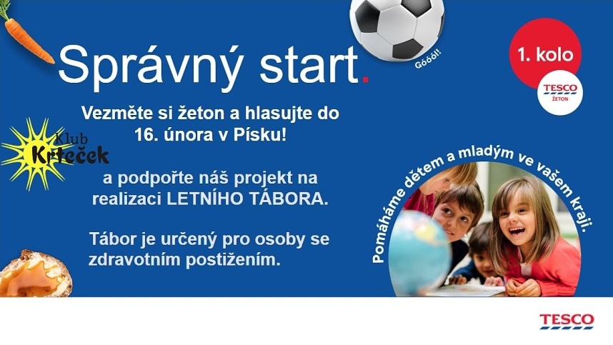 Podpote prosm projekt letnho tbora v Tescu